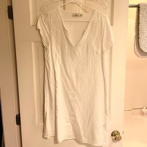 VV White Linen Dress